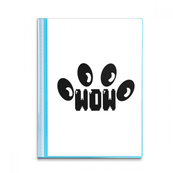 Bellen Yip Bark Onomatopoeia Book Sheet Protectors Portfolio Binder Folder