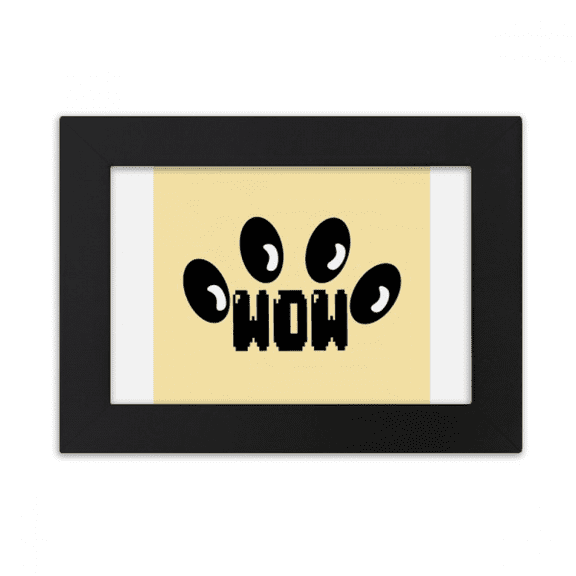 Bellen Yip Bark Onomatopoeia Desktop Photo Frame Ornaments Picture Art Painting