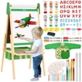thumbnail image 1 of Belleur All-in-One Art Easel for Toddlers 2-8 with 2 Paper Rolls & Deluxe Accessories- Green, 1 of 6