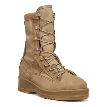 Belleville 330 DES ST Hot Weather Steel Toe Flight Boot - Tan-4.5-Wide
