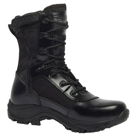 Belleville CLASS-A TR908Z WP Waterproof High Shine Side Zip Boot - Black-8.0-Regular