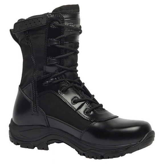 Belleville CLASS-A TR908Z Hot Weather High Shine Side Zip Boot - Black-8.5-Regular