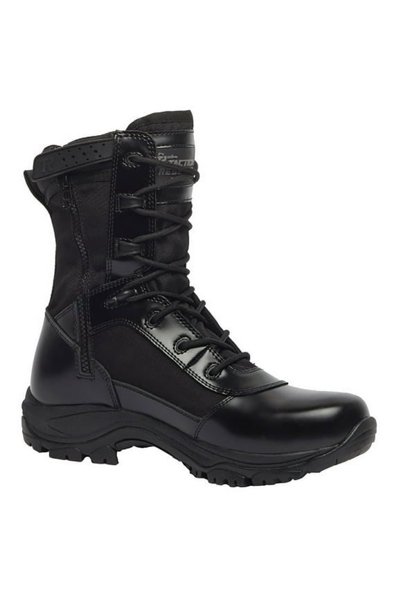 CLASS-A TR908Z WP Waterproof High Shine Side Zip Boot - Black-9.0-Regular