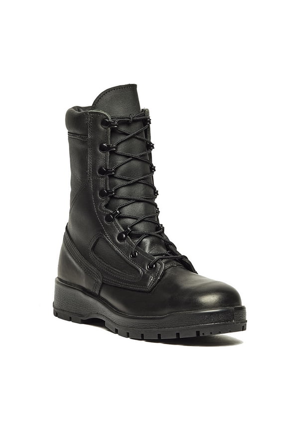F495 ST Navy Female General Purpose Steel Toe Boot - Black-9.0-Regular