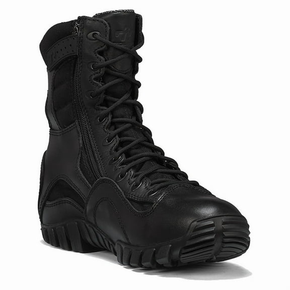 Belleville KHYBER TR960Z WP Lightweight Waterproof Side-Zip Tactical Boot - Black-13.0-Wide