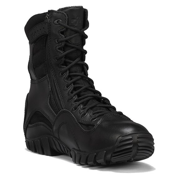Belleville KHYBER TR960Z WP Lightweight Waterproof Side-Zip Tactical Boot - Black-4.5-Wide