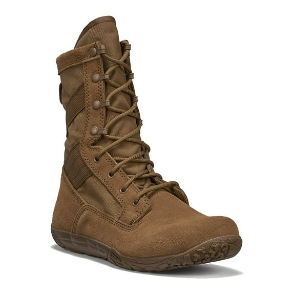 Belleville Men's MINI-MiL 8-Inch Minimalist Tactical Boots, Coyote Tan, Size W 10