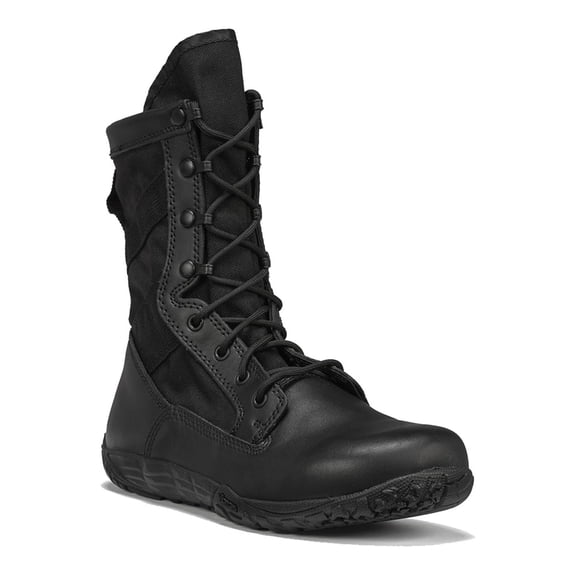 BELLEVILLE Men's Mini-Mil TR102 Minimalist 8in Black Training Boots, Size: 10, Width: R
