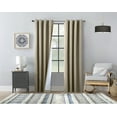 thumbnail image 1 of Belleville Total Blackout SilverClear Curtain Panel - Pair each 52" x 95" in Taupe, 1 of 5