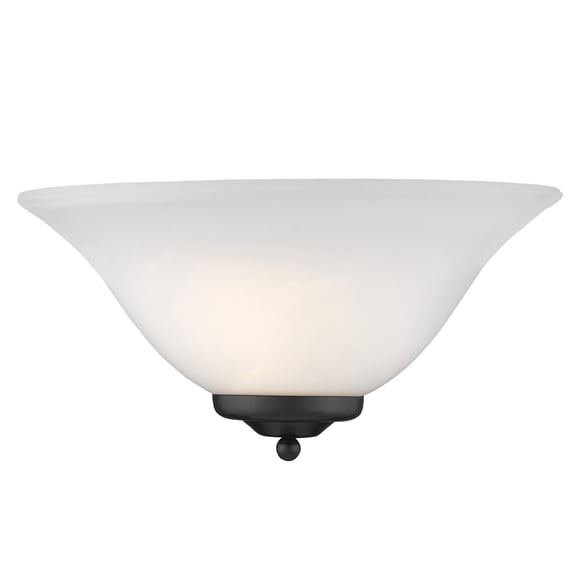 Bellevue Gl8355 Ovilava 1 Light 7" Tall Wall Sconce - Black