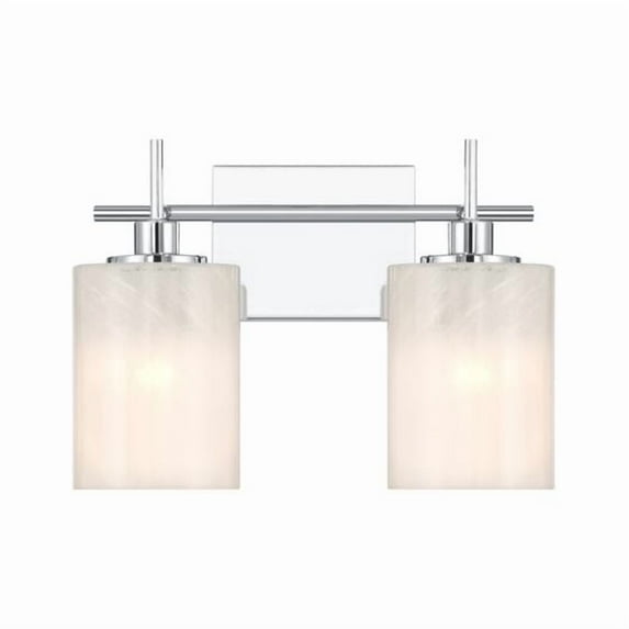 Meridian M80083CH 2-Light Bathroom Vanity Light in Chrome