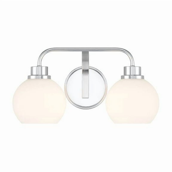 Meridian M80080CH 2-Light Bathroom Vanity Light in Chrome