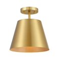 thumbnail image 1 of Meridian M60076NB 1-Light Ceiling Light in Natural Brass, 1 of 7