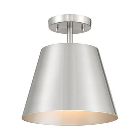Meridian M60076BN 1-Light Ceiling Light in Brushed Nickel