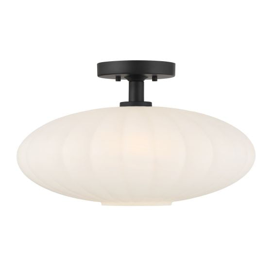 Meridian M60075MBK 1-Light Ceiling Light in Matte Black