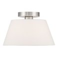 thumbnail image 1 of Meridian M60077BN 1-Light Ceiling Light in Brushed Nickel, 1 of 7