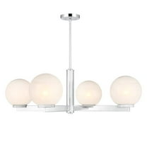 Meridian M100123CH 4-Light Chandelier in Chrome