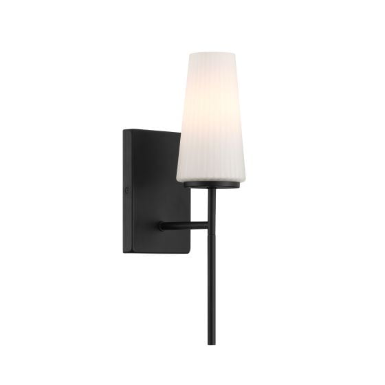 Meridian M90115MBK 1-Light Wall Sconce in Matte Black