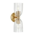 thumbnail image 1 of Bellevue SHWS77618NB 2 Light 14" Tall Bathroom Sconce - Brass, 1 of 5