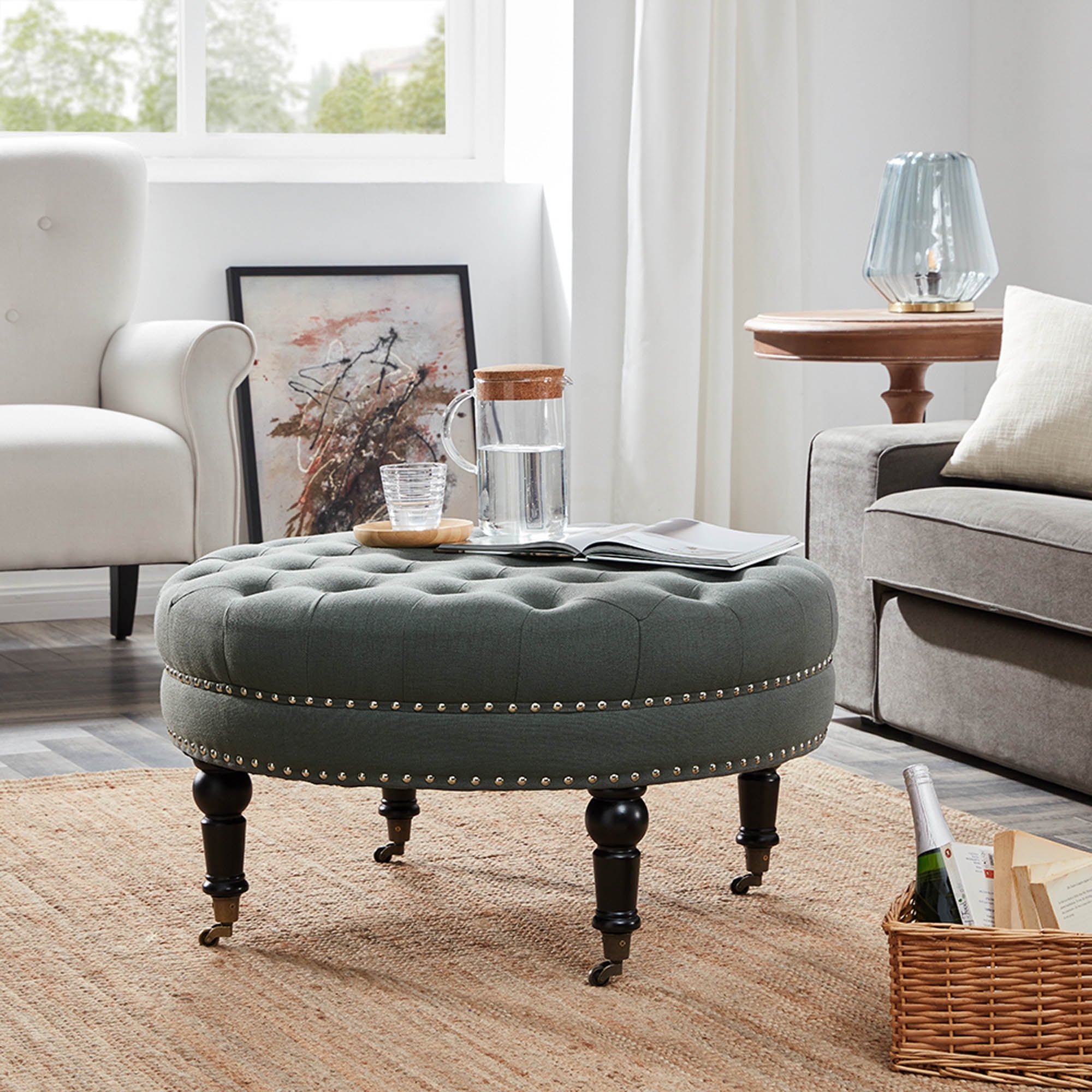 https://i5.walmartimages.com/seo/Belleze-Round-Tufted-Linen-Large-Ottoman-Foot-Stool-w-Wheel-Gray_699f9ccf-9de1-4579-b00b-f1d3aa56a9c4.5eafb733410a565922688eb1a9aa580c.jpeg