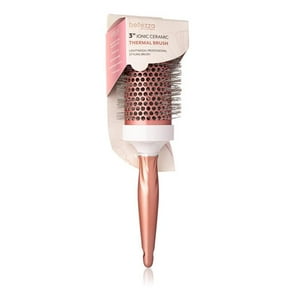 Bellezza Bellezza | 3' Ionic Ceramic Thermal Brush | White/Pink
