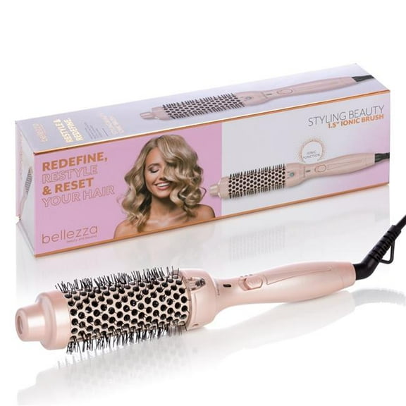 Bellezza HotStyler | 1.5" Ionic Styling Brush Pink V