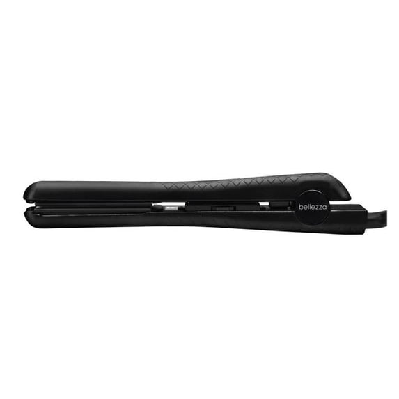 Bellezza Lux Beauty | 1.25' Solid Ceramic Ionic & Far-Infrared Technology Flat Iron - Black