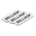 thumbnail image 1 of Bellhop 1 x 3" Name Tag/Badge, White, (3 Pack), 1 of 3