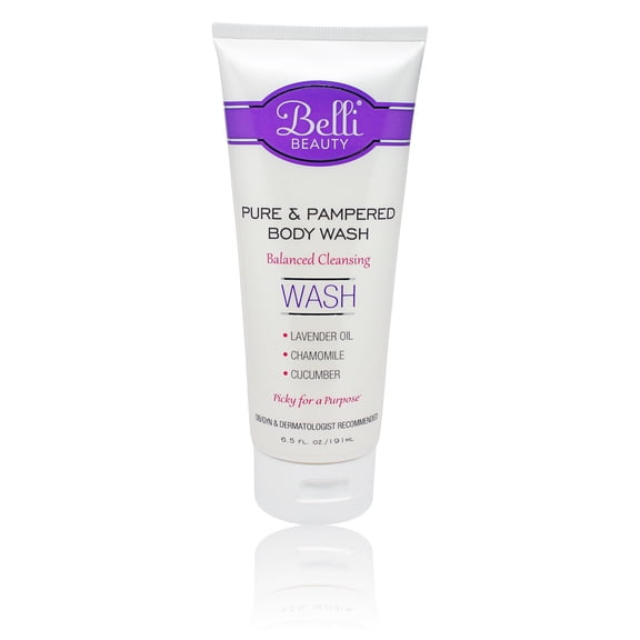 Belli Pure and Pampered Body Wash, 6.5 Oz