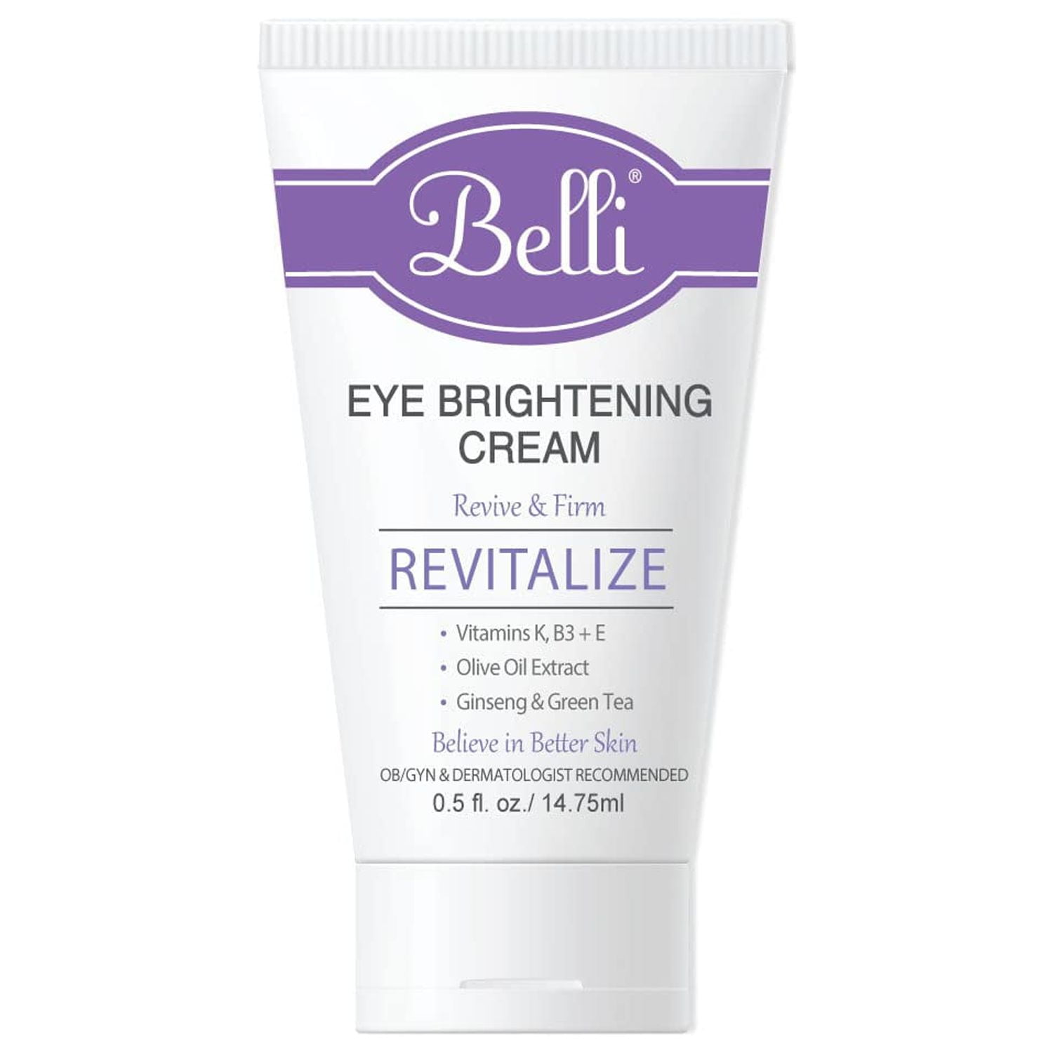 Belli eye cream for brightening wrinkles dark circles antiaging skin
