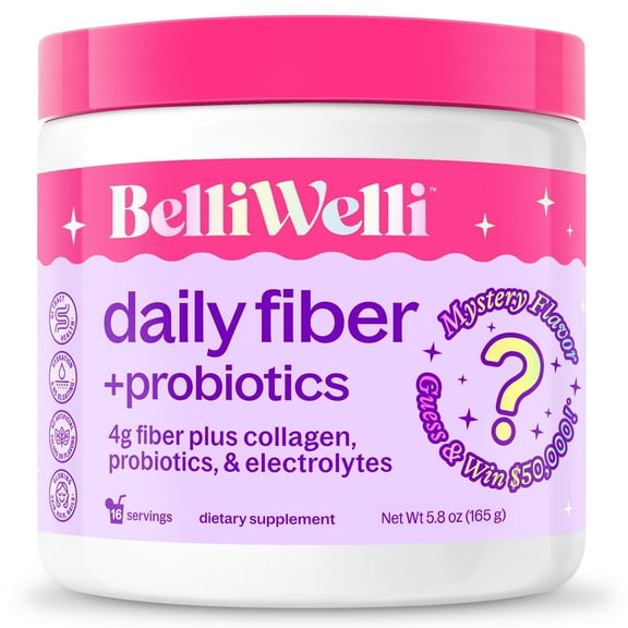 BelliWelli Daily Fiber Supplement - Mystery Flavor, 5.8 oz