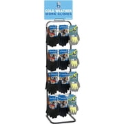 Bellingham PL12WINTER1 12 PEG Insulated Palm Dip Winter Work Glove, Assorted Color - 144 Piece