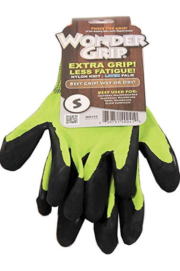 P-Wonder Grip Extra Grip Gloves- Yellow Small