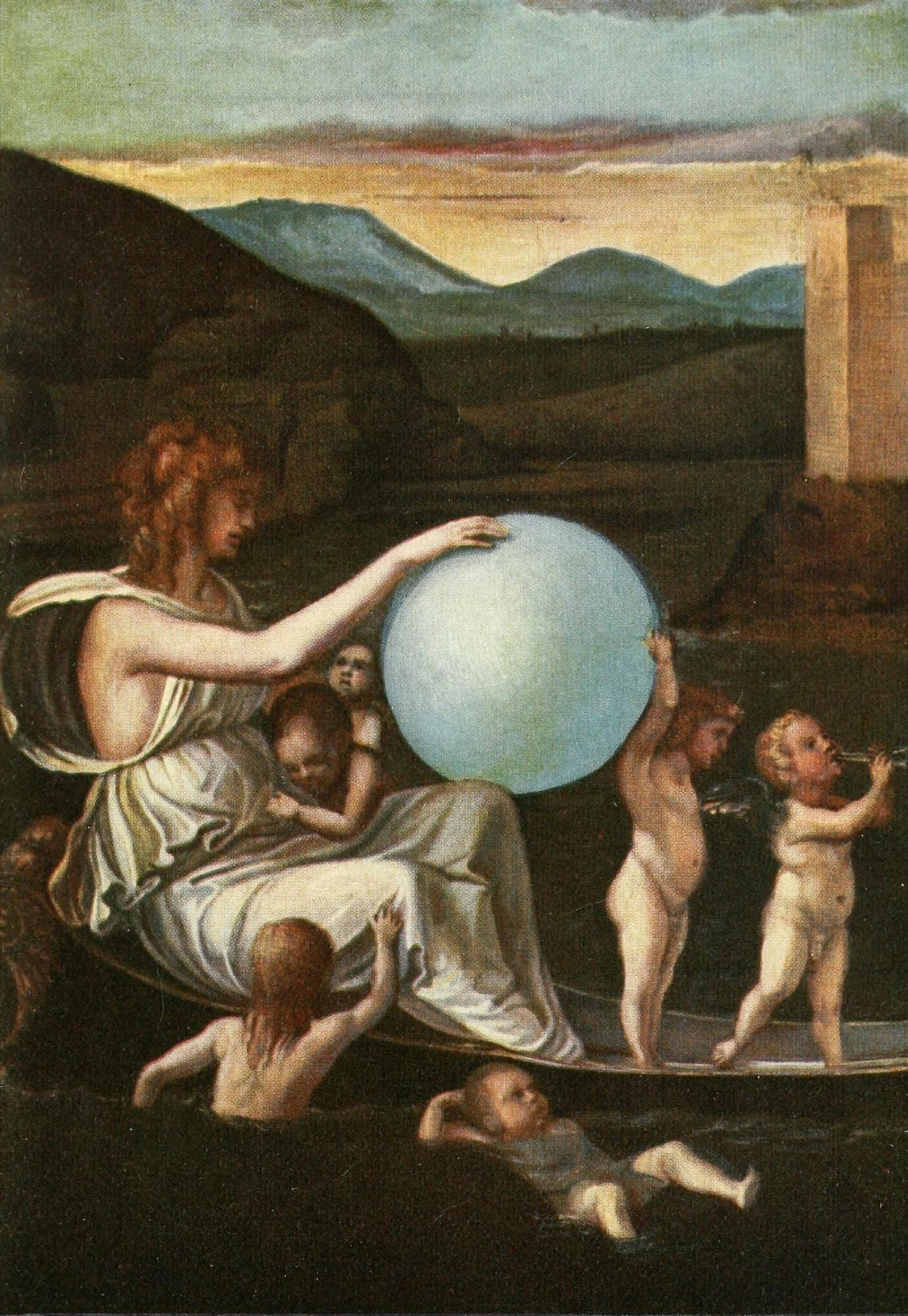 Bellini 1908 Allegory The Barque of Love Canvas Art - Giovanni Bellini (18 x 24)