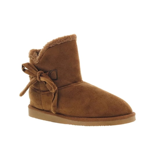 Bellini Ace Women's Short Microsuede Winter Bootie In Tan Microsuede