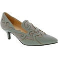 thumbnail image 1 of Bellini Bengal Womens Fleur De Lis Comfort Pump 13 Grey Faux Leather/Grey Microsuede, 1 of 6