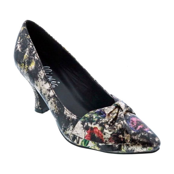 Bellini Charm Fw Women Pump Shoes In Black Floral