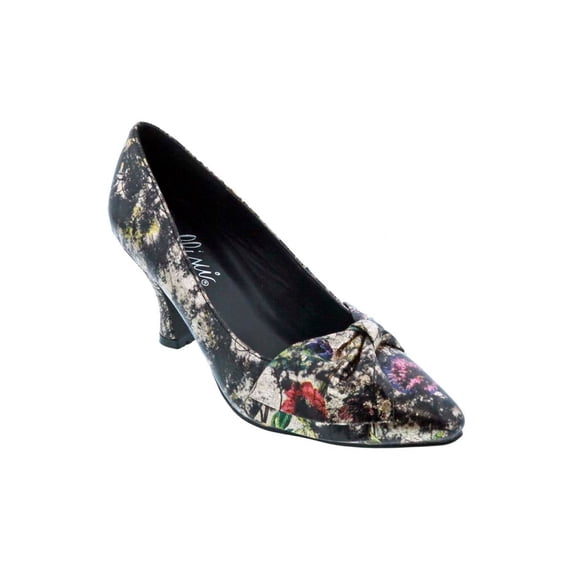 Bellini Charm Fw Women Pump Shoes In Black Floral