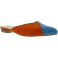 thumbnail image 1 of Bellini Flex Womens Comfort Slip On Mule 9.5 Turquoise/Orange Microsuede, 1 of 6