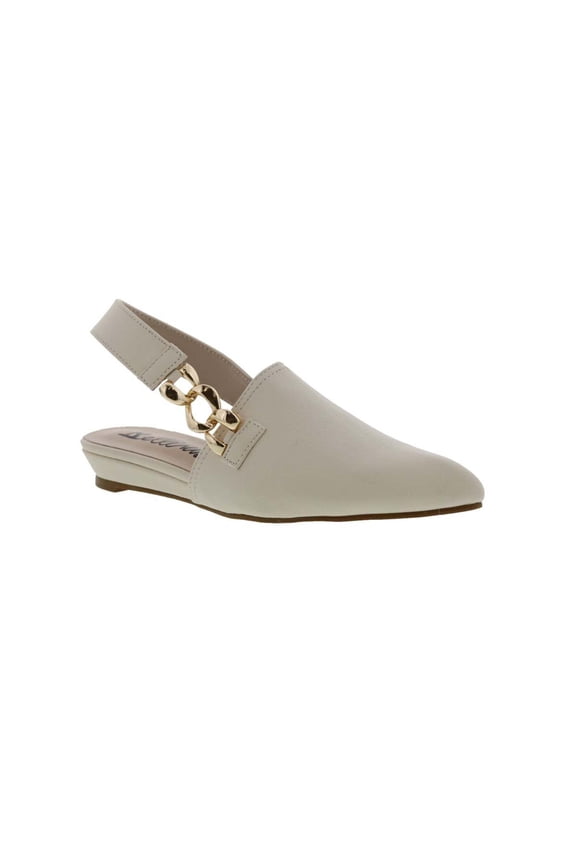 Bellini Fret Women Slip-on Mule Shoes In Bone Smooth