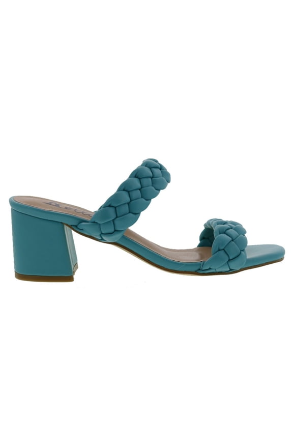 Bellini Fuss Women Slide Sandal In Turquoise Smooth