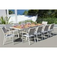 thumbnail image 1 of Bellini GR01409LVB2048T 22.75 x 21.25 x 35.5 in. Essense Dining Set, Pewter - 9 Piece, 1 of 1