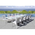 thumbnail image 1 of Bellini GR03411WTB2043G 22.5 x 24 x 35.5 in. Ritz Dining Set, White - 11 Piece, 1 of 1