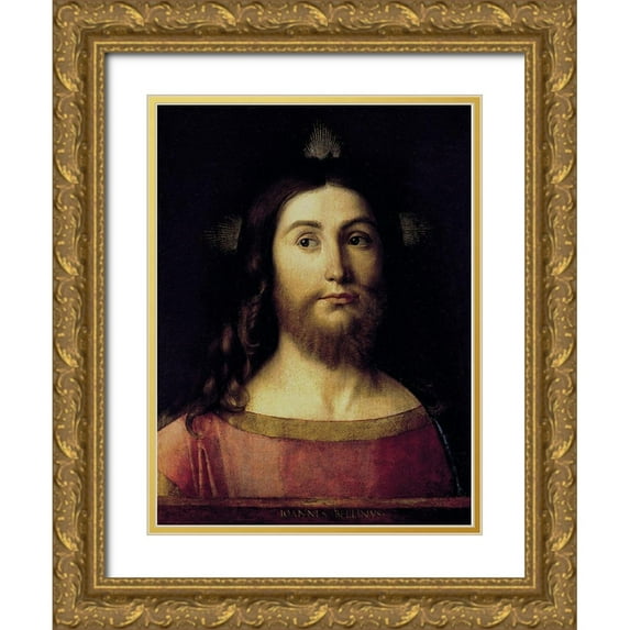 Bellini, Giovanni 11x14 Gold Ornate Wood Framed with Double Matting Museum Art Print Titled - El Salvador