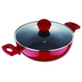 thumbnail image 1 of Bellini Plus Press Aluminium Kadai With Glass Lid, 28 Cm 4.5 Liters Induction Base, 1 of 4
