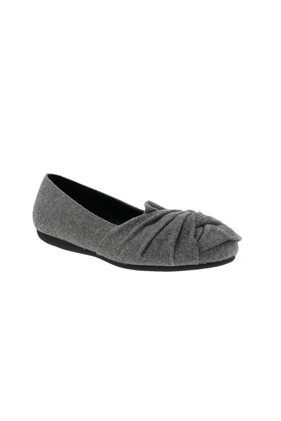 Bellini Snug Women Slip-on Shoe's In Grey Wool