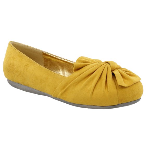 Bellini Snug Women Slip-on Shoes In Mustard Micro
