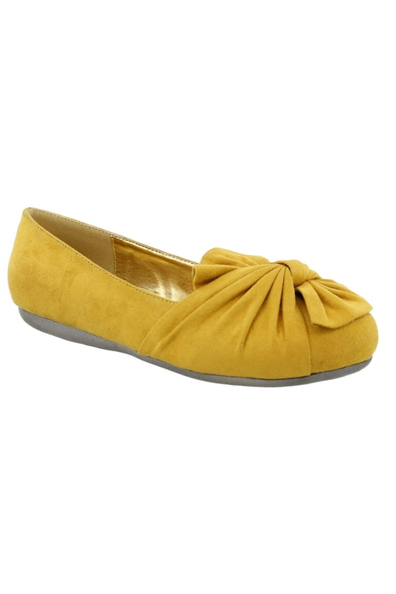 Bellini Snug Women Slip-on Shoes In Mustard Micro