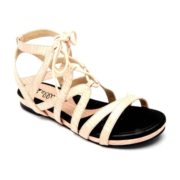 Bellini Trendy Women Gladiator Sandal In Bone Snake