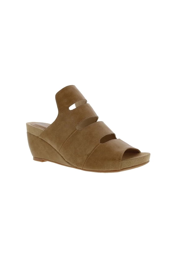 Bellini White Women Wedge Sandals In Natural Smooth